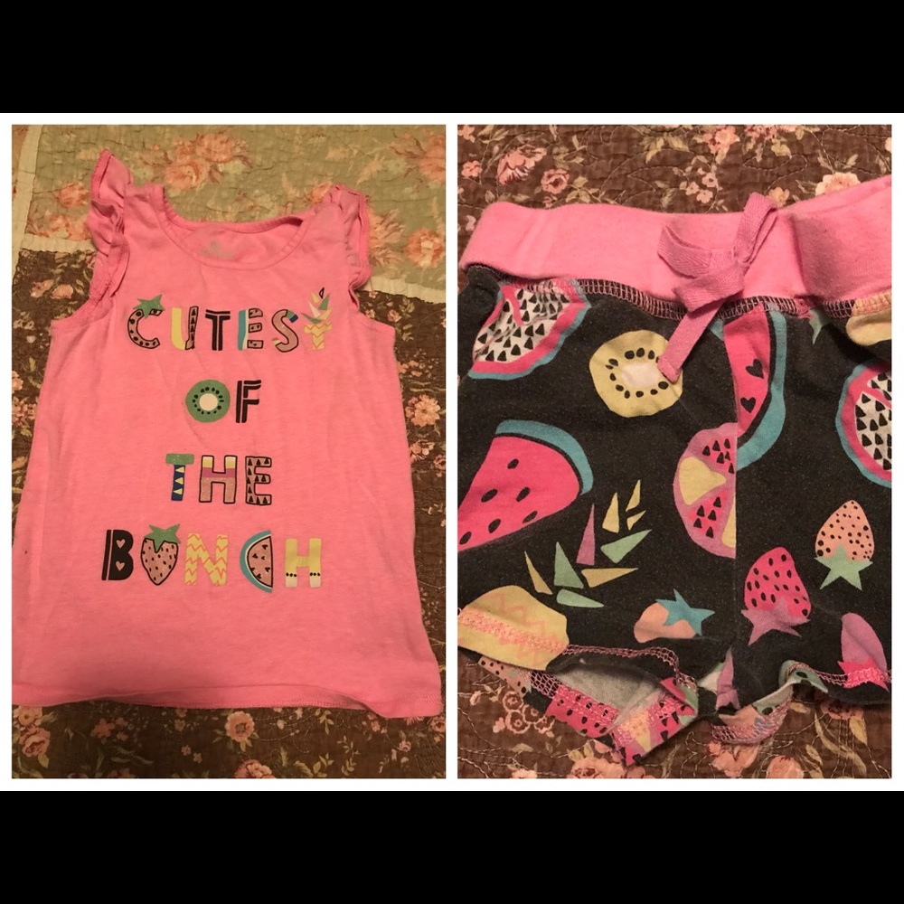 Okie dokie Girls 5T summer set